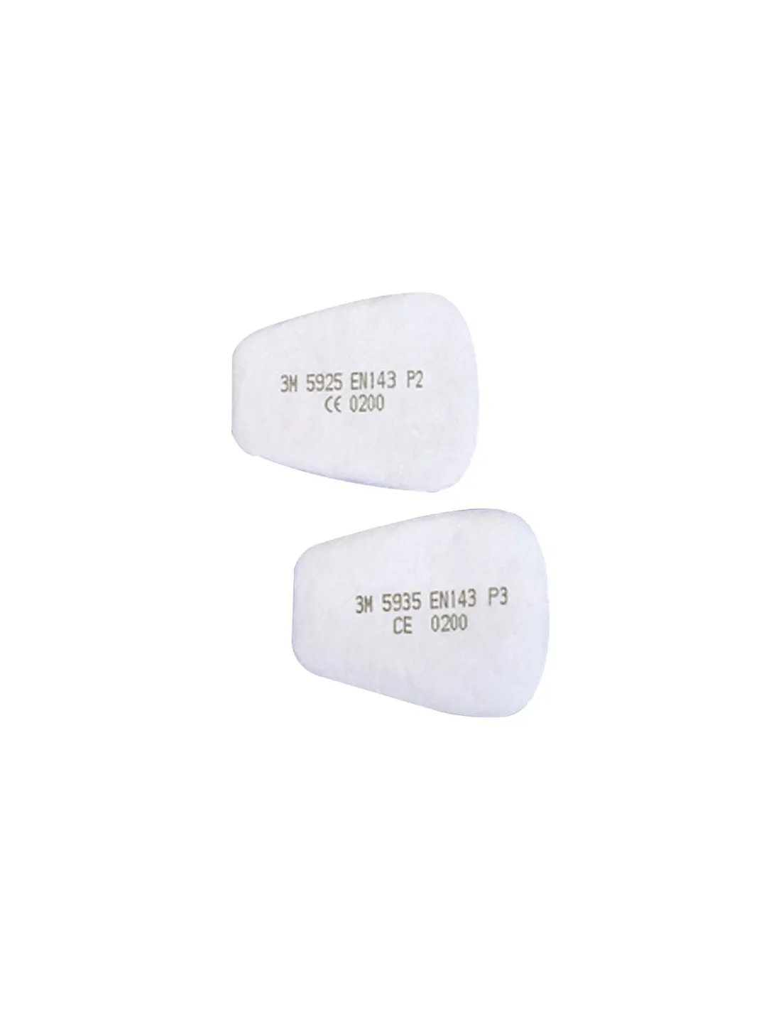 Filtre Poussières P2r (utilisation Avec Ou Sans Filtres Gaz) Sachets De 2 - 12697 - 5925