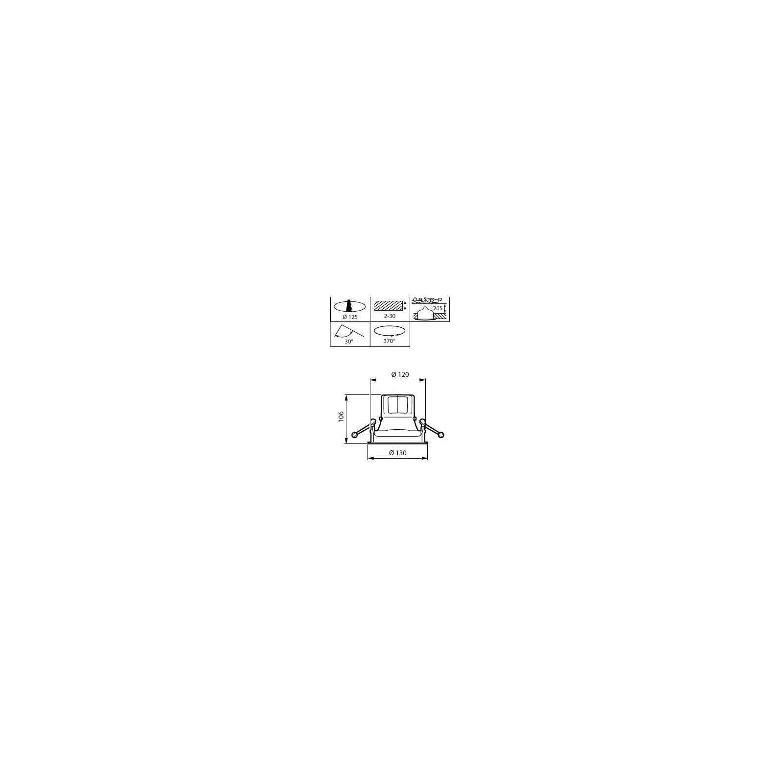 Philips Spot LED LuxSpace Accent Compact RS771B 28.5W 2700lm 36D - 950 Blanc Froid | 130mm